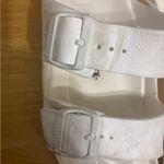 Birkenstock Cusionaire Double Buckle Shoes unisex lad. 9 men 7 white Photo 7