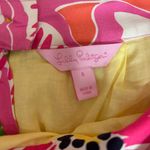 Lilly Pulitzer  Vintage Silk Cotton pink Floral Skirt Size 6 Photo 1