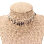 Beaded by Meg Silver Lightning Bolt Choker Photo 0