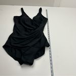 MiracleSuit  Women 14 Oceanus One Piece Swimsuit Black Body Shaping Slimming NWOT Photo 9