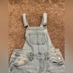 Blue Light Wash Skinny Overall Jeans Photo 2