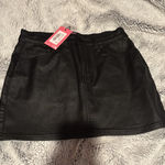 Edikted Black  Skirt Leather Photo 0