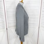 Banana Republic  Pinstripe Two Button Blazer Jacket Grey Size 6 Photo 2