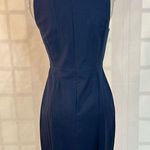 J.Crew  nwt basketweave scallop hem navy dress size 4 Photo 4