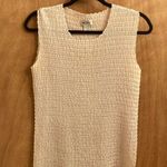 Nicola cream satin tank top size large Photo 0