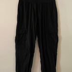 Anatomie Women's size Medium Black Jogger Pants Travel Cargo High Rise Stretch Photo 0