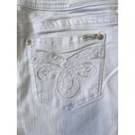 Seven 7 White cut off shorts embellished back pocket size 16 Photo 4