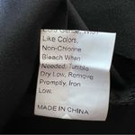 SheIn  Curve Black Short Sleeve Scallop Trim Dress Photo 7