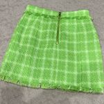 Walter Baker  Tweed Laurette Skirt in pear electric green size 4 small Photo 2
