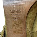 Maje  Suede Tan Fringe Western Ankle Bootie Size 38 / 7.5 Photo 9