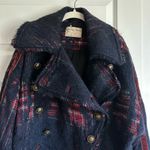 Free People Free‎ People Punk Dreams Plaid Alpaca Button Down Coat Photo 5