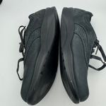 SAS Black Nubuck Leather Lace Up Walking Shoes Comfort 10N Orthopedic Size 10 Photo 2
