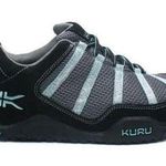 Kuru Chicane Hiking Shoes Leather Kurusole Moisture Wicking Mesh Black Gray 12 Photo 0