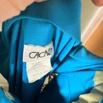 Cache  Vibrant Teal Cutout Strapless Dress Photo 4