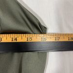 JLo Satin Halter Dress Womens S Olive Green Wrap Skirt Romantic Chic Wedding Photo 4