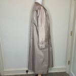 Vintage 80s Taupe Trench Coat ? Rain Jacket Sz 16 Large XL Tan Photo 3
