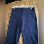 matty m  Women’s Navy Blue Mid Rise Active Every Day Leggings Sz M Photo 4