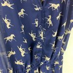Mimi Chica Horse Print Button Up Dress Photo 2