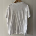 Aerie White Oversized V-Neck Short Sleeve Top Photo 3