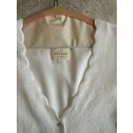 Sézane Sezane Cardigan Women  Knit‎ Long-sleeved Jacket Cream Size 38 Photo 6