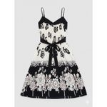 Edge Size Small Y2K Babydoll Tie Back Mini Dress Photo 1