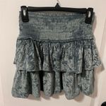 Aerie  Women's Green Velour‎ Flare Skirt Size Small Knee Length Casual NWT Photo 0