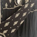 Free People  Diamond Embroidered Long Sleeve Top Photo 4