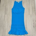 Sweater Knit Tank Dress Blue Size M Photo 5