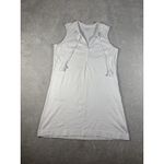 Vineyard Vines  sleeveless white cotton dress casual shirt dress tunic‎ medium Photo 2