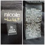 Nicole Miller Sleeveless Black Wrap Front Ankle Length Jumpsuit Women’s Size XL Photo 11