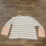 Madewell Easy Crewneck Long Sleeve Tee – Pale Blush – Oversized Fit – XS Photo 2