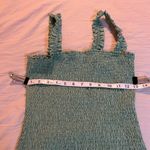 ZARA  Mint Green Ruffle Mini Dress Size Small Photo 7