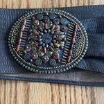 Chico's Chico’s Vintage Bead And Wood Buckle Waist Belt 40” Photo 9