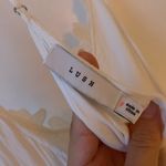 Lush Clothing All White Lacey lined Dress Photo 7