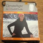Cuddl Duds  NIP Mock Neck long sleeve plush warmth layer sz Large Photo 0