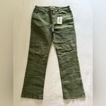 Dear John  Woman's Olive Blair High Rise Straight Jeans Denim Size 28p Photo 3