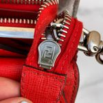 Fendi Demi Jour textured red silver leather top handle satchel shoulder bag Photo 13