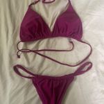 SheIn Magenta Bikini Set Photo 1