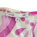 Maje  Pink Cream Printed Muumuu Dress Photo 7