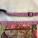 VAN RYZIN DESIGN FLORAL DESIGN CROSSBODY ADJUSTABLE STRAPS ONE POCKET ON FRONT Tan Photo 4