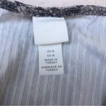 H&M Gray Snakeskin Print One Piece Onesie V-Neck Long Sleeve Bodysuit Photo 3