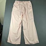 Jason Wu M Light Pink Satin Lounge Pajama Pants White Trim Pull On Pockets Photo 6