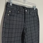 New Stitch Fix Liverpool Madonna Slim‎ Jean Blue & White Plaid Size 4/27 Photo 3