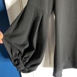 WAYF WAFY Black V-neck Puff Long-sleeve Blouse Top  Shirt Size S W-038 Photo 2