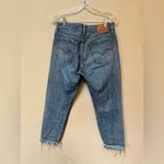 Levi's Levi’s Women’s Y2K 505 High Rise Light Blue Distressed Cropped Jeans 28 Photo 1