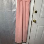 Bariano  BHLDN Peach pleated maxi gown size XS bridesmaid wedding‎ guest summer Photo 6