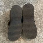 Lower East Side  Vintage 90s Leather Suede And Faux Fur Chunky Platform Clogs Photo 3