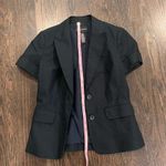 Banana Republic Factory Black Short Sleeve Blazer Size 6 Photo 4