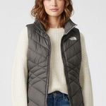 The North Face  Women's Gray/Black Quilted Down Puffer Vest Photo 0