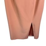 Bardot NWT  Bella Midi Off Shoulder Dress‎ Musk Pink Slit Wedding US 10 Large Photo 4